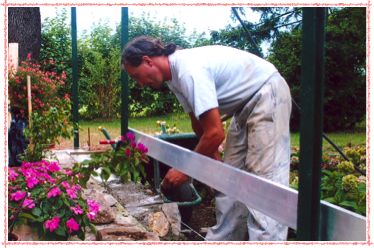 construction muret en pierre etape 1